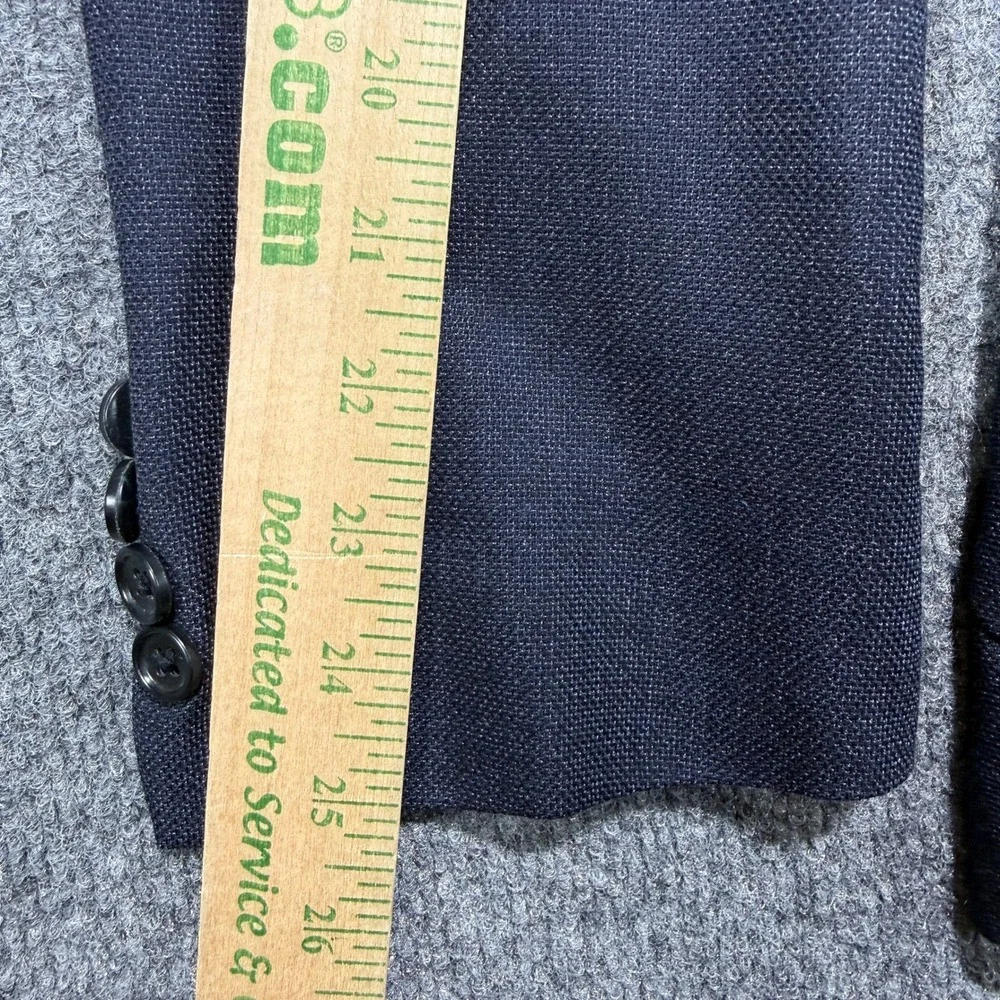Bonobos Unlined Standard Fit Blazer Mens 40R Navy Blue Marlane Italian Fabric